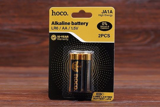 Батарейки Hoco JA2A Alkaline AAА (LR03) 2шт