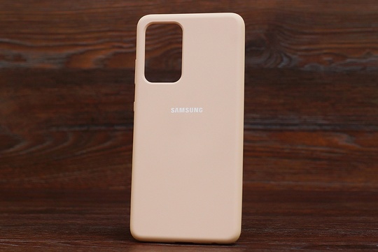 Silicone Full Case Samsung A72 Pink sand (19)
