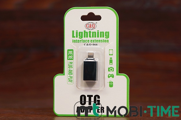 OTG C&Q-066 lightning на USB (чорний)