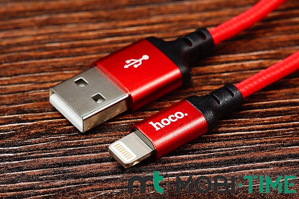 USB Кабель lightning HOCO X14 (1m) (червоний)