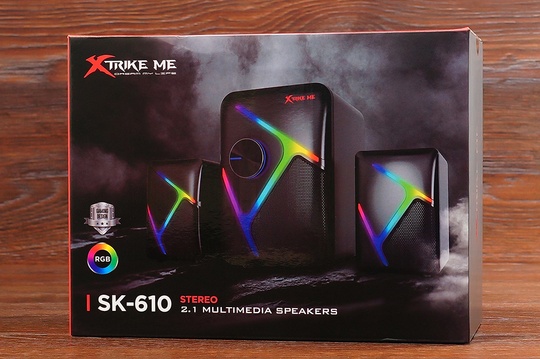 Колонка XTRIKE SK-610 для ПК RGB (чорна)