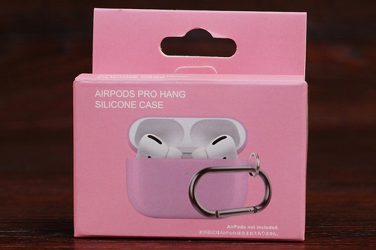 Футляр for AirPods Pro2 Carrying з карабіном (pink)