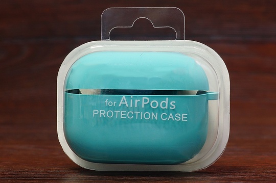 Футляр for Air Pods Pro з мікрофіброю (sea blue)