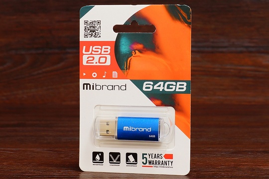 Флешка 64GB Mibrand Cougar
