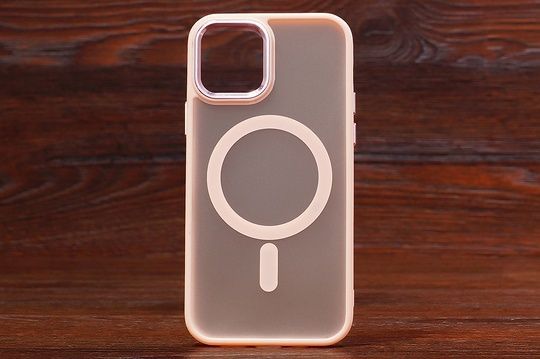 Силікон Matte Acrylic MagSafe Iphone 13Pro Pink sand