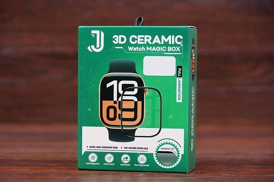 СКЛО Applle Watch 3D Ceramic S7/S8/S9 45mm + рамка для поклейки