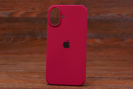 Silicone Case Iph 16 Maroon (42)