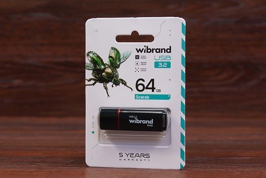 Флешка 64GB USB3.2 Wibrand Gen1 Scarab