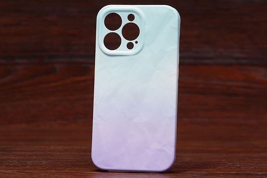 Накладка Rainbow Paper IPh 14Pro Mint&violet