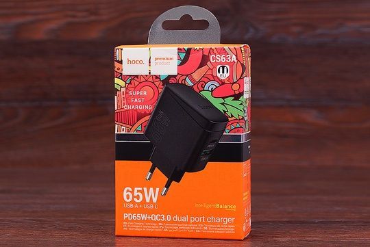 МЗП Hoco CS63A QC3.0+ PD 65W (чорний)