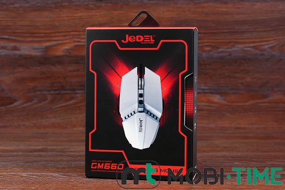 Мишка дротова ігрова Jedel GM660 (чорна)