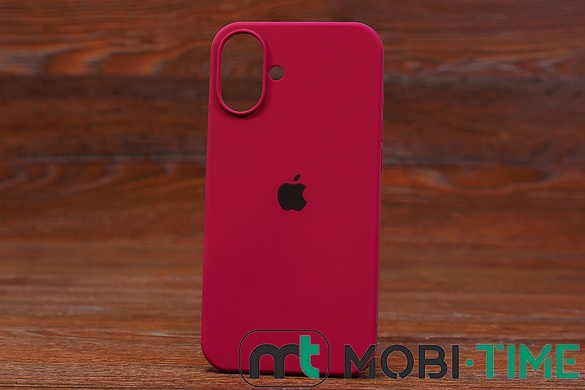 Silicone Case Iph 16 Maroon (42)