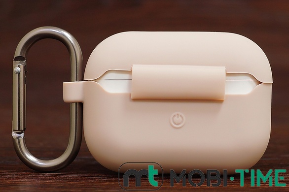 Футляр for AirPods Pro Carrying з карабіном (pink sand)