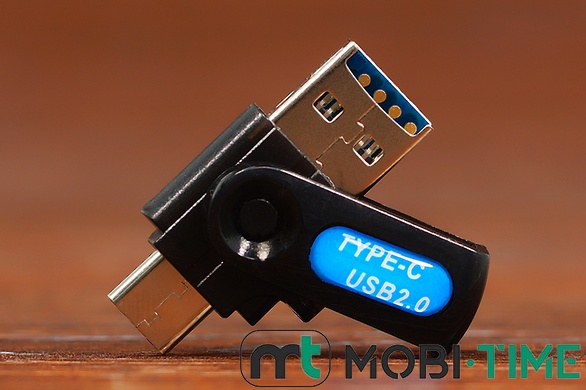 OTG/Кардрідер YHL-18 Type-C на USB (чорний)