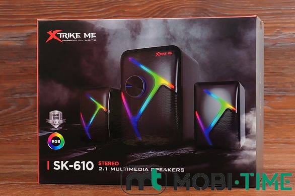 Колонка XTRIKE SK-610 для ПК RGB (чорна)
