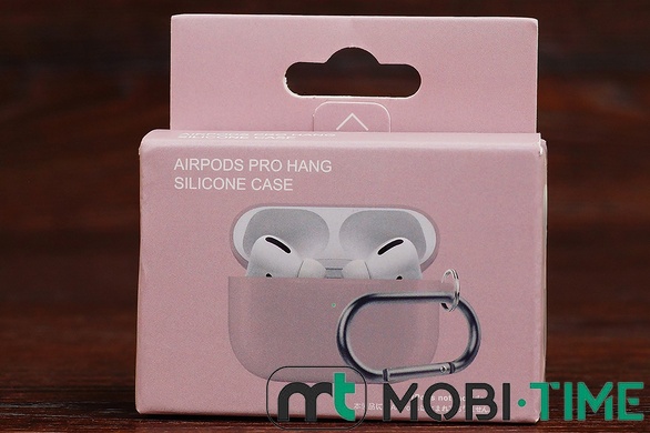 Футляр for AirPods Pro Carrying з карабіном (pink sand)