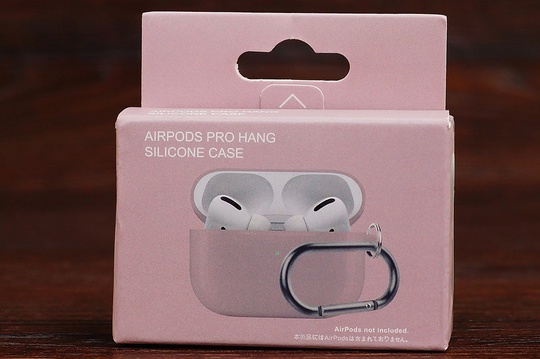 Футляр for AirPods Pro2 Carrying з карабіном pink sand