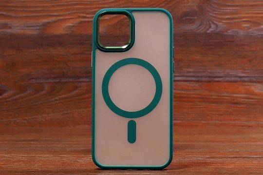 Силікон Matte Acrylic MagSafe Iphone 13Pro Green