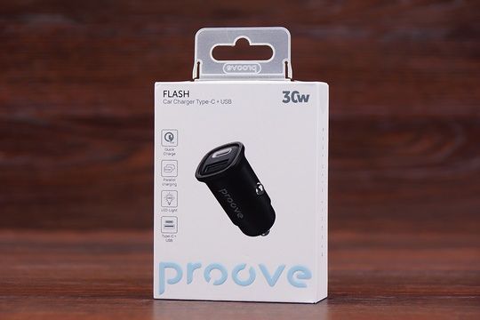 АЗП Proove Flash QC3.0 + PD 30W (чорний)