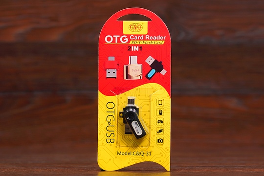 OTG/Кардрідер YHL-18 micro на USB (чорний)