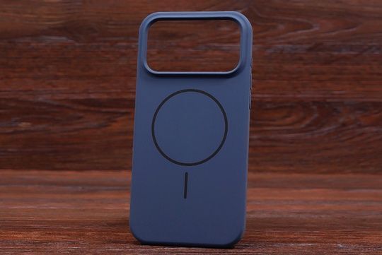 Silicone Soft Case Magsafe iPh 17ProMax Dark blue