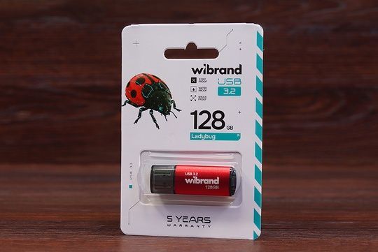 Флешка 128GB USB3.2 Wibrand Gen1 Ladybug