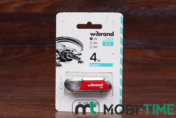 Флешка 4GB Wibrand Aligator