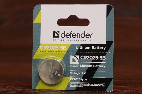 Батарейки Defender CR2025