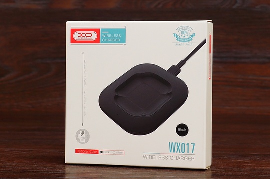 Безпровідна зарядка XO WX017 10W mini (чорна)