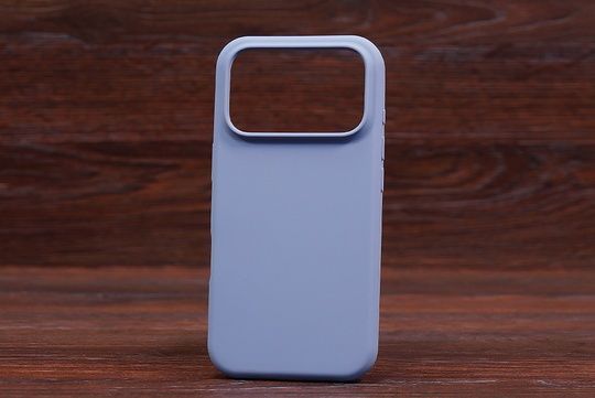 Silicone Case (no logo) Iph 18ProMax Lavander gray (28)