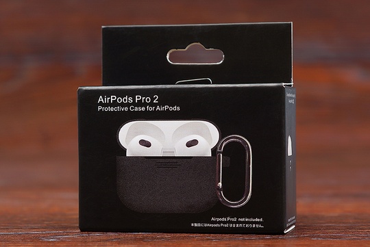 Футляр for AirPods Pro2 Carrying з карабіном dark gray