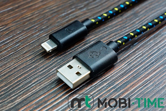 USB Кабель lightning плетенка (1m)