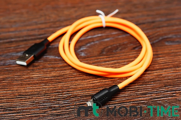 USB Кабель lightning HOCO X21Plus (1m) (оранжевий)