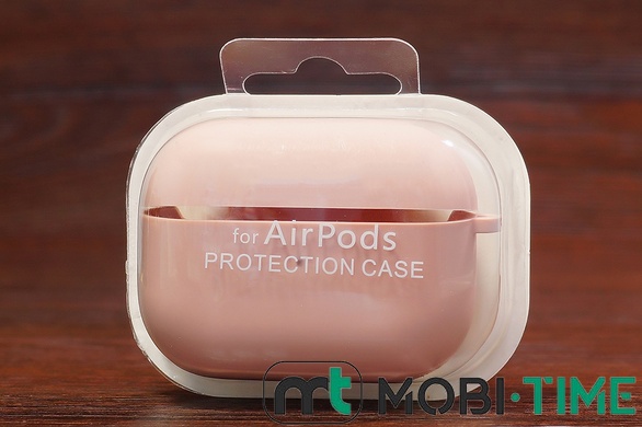 Футляр for Air Pods Pro з мікрофіброю (pink sand)