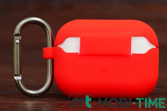 Футляр for AirPods Pro2 Carrying з карабіном (red)