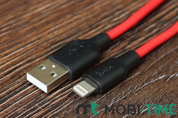 USB Кабель lightning HOCO X21 (1m) (червоний)