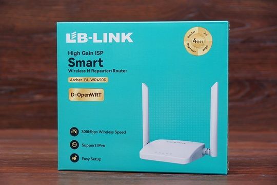 Маршрутизатор LB-Link WR450D V3.0 N300 300 Мбіт/с (білий)