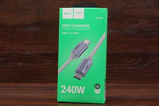 USB Кабель Type-C to Type-C HOCO U134 240W (1.8m)