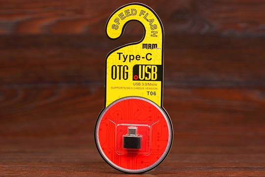OTG T06 Type-C на USB (чорний)