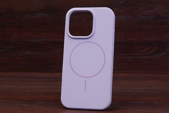 Silicone Soft Case Magsafe iPh 13Pro New purple