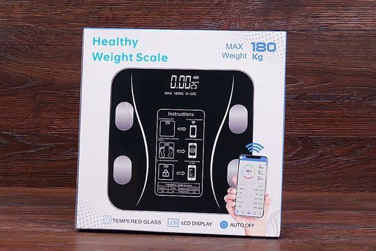 Ваги підлогові Healthy Weight Scale 0.5-180kg (чорні)