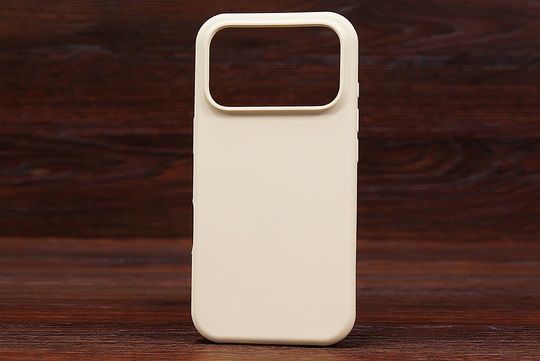 Silicone Case (no logo) Iph 18Pro Antique White (10)
