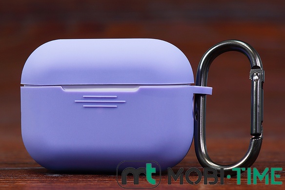 Футляр for AirPods Pro2 Carrying з карабіном light purp