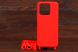 Силікон Crossbody Xiaom Redmi 10C з шнурком Red фото 1