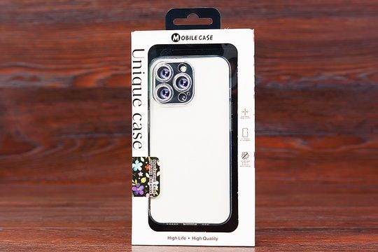 Накладка Unique Case iPh 14+ Silver