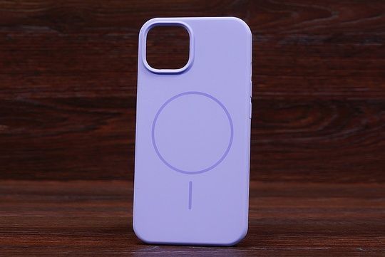Silicone Soft Case Magsafe iPh 16ProMax Elegant purple