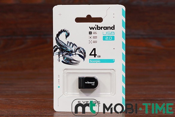 Флешка 4GB Wibrand Scorpio