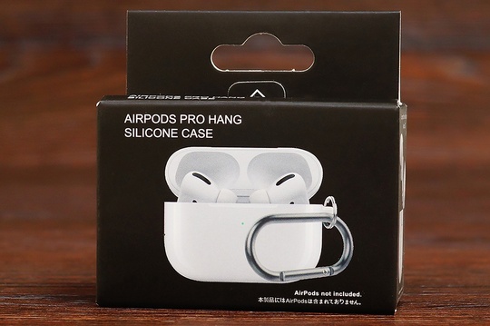 Футляр for AirPods Pro2 Carrying з карабіном (white)