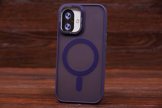 Накладка Magnetic MagSafe Matte Iph 16 Purple