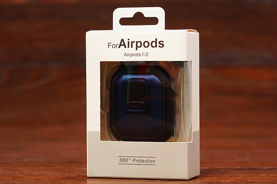 Футляр for AirPods 1/2 Protective (dark blue)